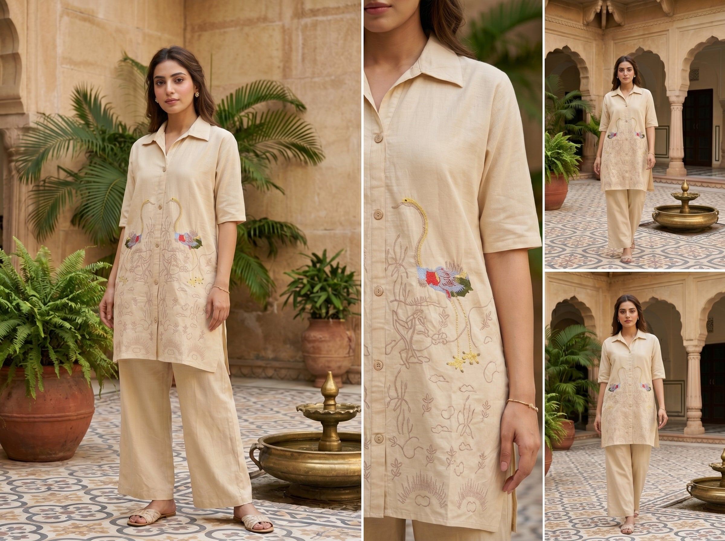 𝐌𝐚𝐚𝐭𝐫𝐢𝐲𝐚𝐚™ | The Ivory Luxe Edit – Designer Co-Ord Set