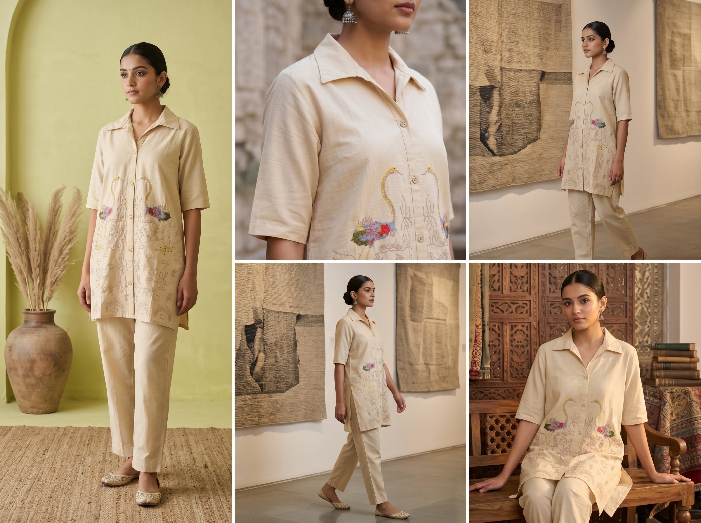 𝐌𝐚𝐚𝐭𝐫𝐢𝐲𝐚𝐚™ | The Ivory Luxe Edit – Designer Co-Ord Set